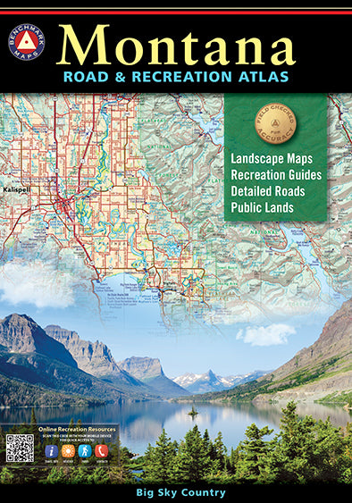 Benchmark Montana Road & Recreation Atlas (AT-06)
