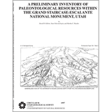 A preliminary assessment of paleontological resources within the Grand Staircase-Escalante National Monument, Utah (C-96)