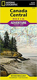 Canada Central Adventure Travel Map (3114)