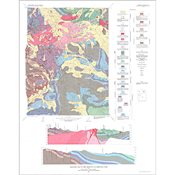 geologic, quadrangle, map, 534, gq-534, gq534, gq 534