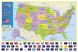 National Geographic KIDS - United States Political Wall Map