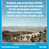 Geologic map of the Delta 30' x 60' quadrangle and part of the Lynndyl 30' x 60' quadrangle, northeast Millard County and parts of Juab, Sanpete, and Sevier Counties, Utah (M-206dm)