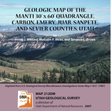 Geologic map of the Manti 30' x 60' quadrangle, Carbon, Emery, Juab, Sanpete, Sevier County, Utah (M-212dm)