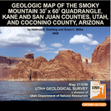Geologic map of the Smoky Mountains 30' x 60' quadrangle, Kane and San Juan Counties, Utah and Coconino County, Arizona (M-213dm)