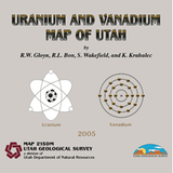 Uranium and Vanadium map of Utah (M-215dm)