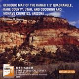 Geologic map of the Kanab 7.5' Quadrangle, Kane County, Utah, and Coconino and Mohave Counties, Arizona (M-248dm)