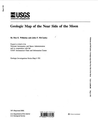 Geologic Map of the Near Side of the Moon