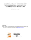 Analytical Database of  U.S. Bureau of Mines Mineral Land Assessments of Wilderness Study Areas in Utah (OFR-747)