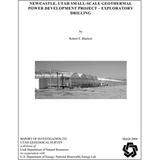Newcastle Utah small-scale geothermal power development project - exploratory drilling (RI-252)
