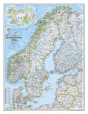 Scandinavia Classic Wall Map