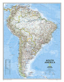 South America Classic Wall Map