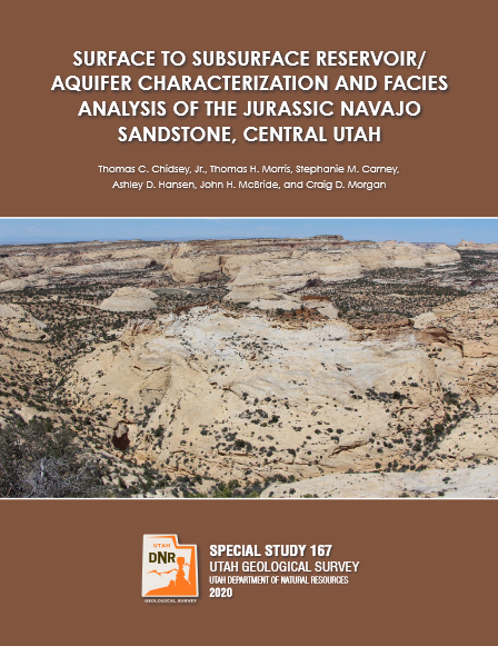 Surface to Subsurface Reservoir/Aquifer Characterization and Facies Analysis of the Jurassic Navajo Sandstone, Central Utah (SS-167)