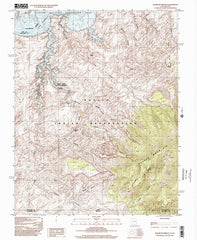 Topographical Map Wasatch Mountains