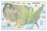 Physical Map of the United States