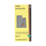 Hanksville, Utah - 30x60 Minute Series Topo Map (BLM Edition)