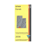 Kanab, Utah - 30x60 Minute Series Topo Map (BLM Edition)