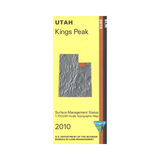 Kings Peak, Utah - 30x60 Minute Series Topo Map (BLM Edition)