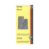 Manti, Utah - 30x60 Minute Series Topo Map (BLM Edition)