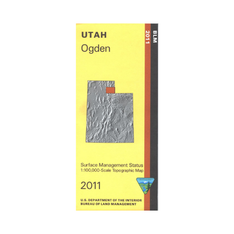 Ogden, Utah - 30x60 Minute Series Topo Map (BLM Edition)