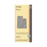 Price, Utah - 30x60 Minute Series Topo Map (BLM Edition)