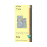 Provo, Utah - 30x60 Minute Series Topo Map (BLM Edition)