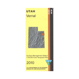 Vernal, Utah - 30x60 Minute Series Topo Map (BLM Edition)