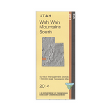 Wah Wah Mountains South, Utah - 30x60 Minute Series Topo Map (BLM Edition)