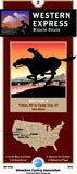 Western Express Bicycle Route #2 Fallon, Nevada - Cedar City, Utah (464 miles)