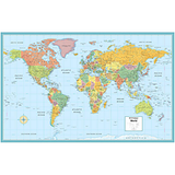 Rand McNally The World Political Map (Signature Edition)